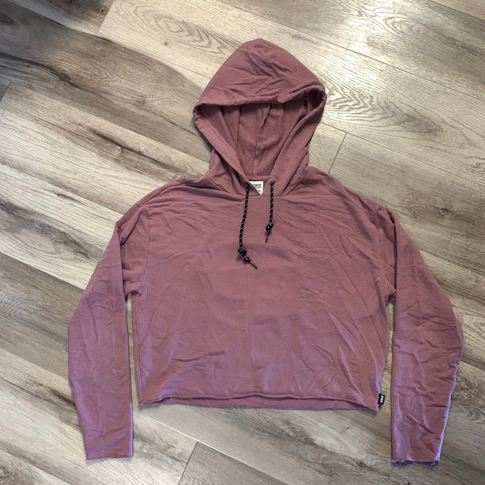 PINK cropped hoodie